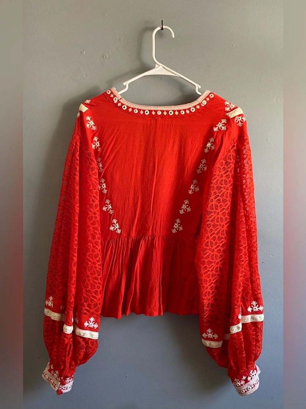 Free People “Boogie All Night” Blouse